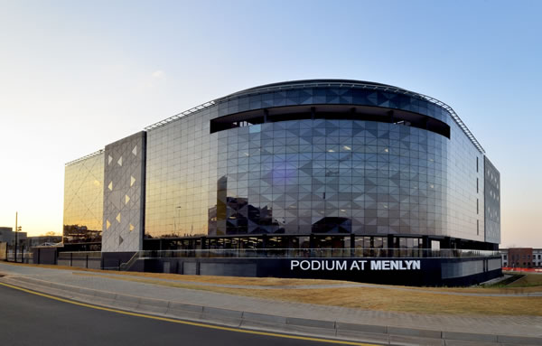 Podium at Menlyn