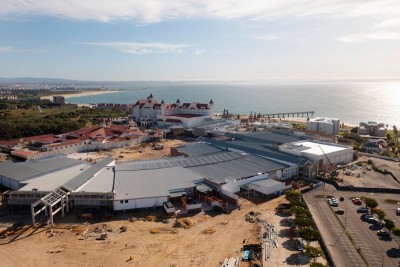 Construction of the 24,000sqm single-level Boardwalk Mall is 80% complete and forging ahead