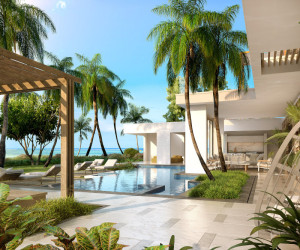 Villa sold for USD13.6m Mauritius, patio &amp; pool